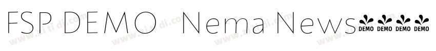 FSP DEMO   Nema News字体转换